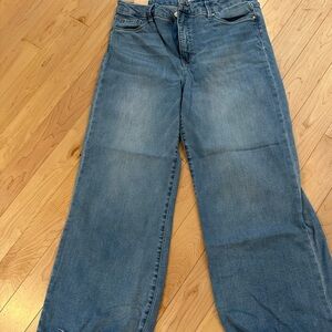 Kut from the Kloth wide leg Classic Blue Denim Jeans size 12